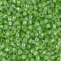 Miyuki delica Beads 11/0 - Transparent lime luster DB-1226 